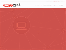 Tablet Screenshot of pay2vend.com